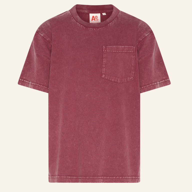 Ao76 AO76 Kanje T-shirt skater - Bordeaux