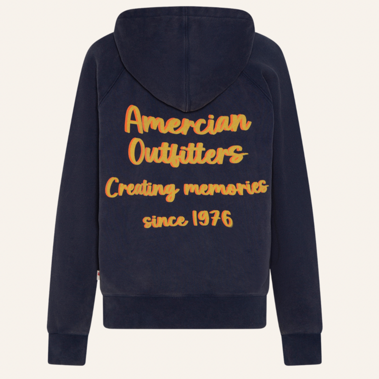 Ao76 AO76 Lenny hoodie memories - Classic navy