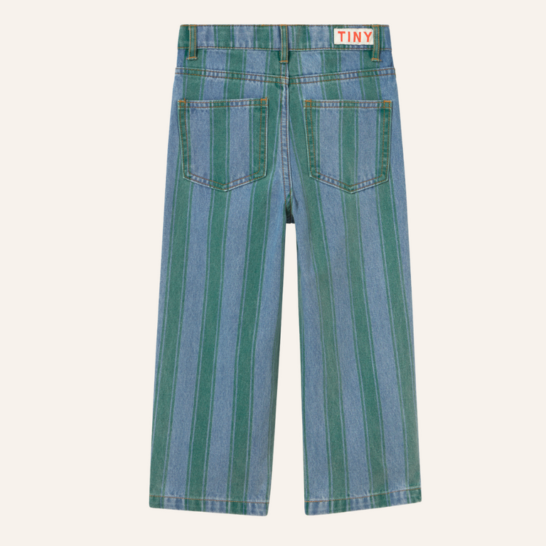 Tiny Cottons Tiny Cottons Retro Stripes Straight Denim Pant