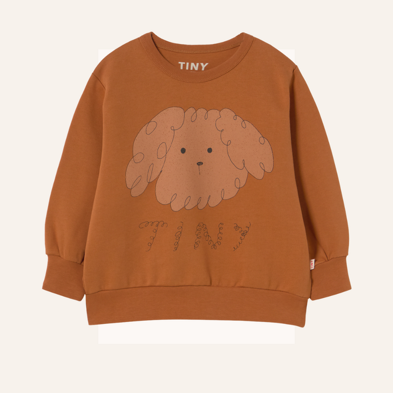 Tiny Cottons Tiny Cottons Curly Dog Graphic Sweatshirt