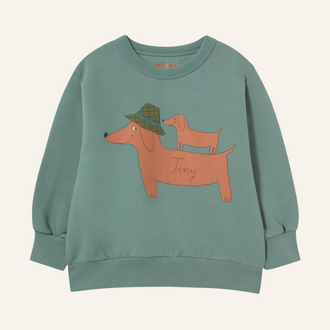 Tiny Cottons Tiny Cottons Two Dogs Graphic Sweatshirt