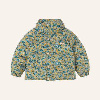 Tiny Cottons Tiny Cottons Flower Pattern Short Padded Jacket