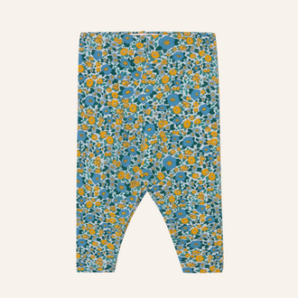 Tiny Cottons Tiny Cottons Flower Pattern Rib Baby Pant