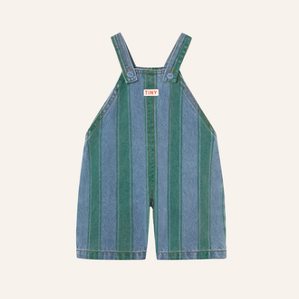 Tiny Cottons Tiny Cottons Retro Stripes Baby Denim Dungaree