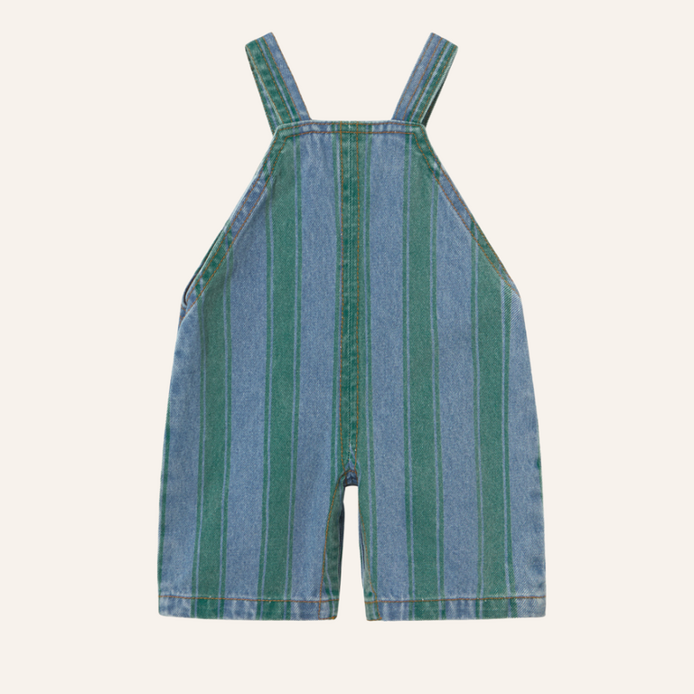 Tiny Cottons Tiny Cottons Retro Stripes Baby Denim Dungaree