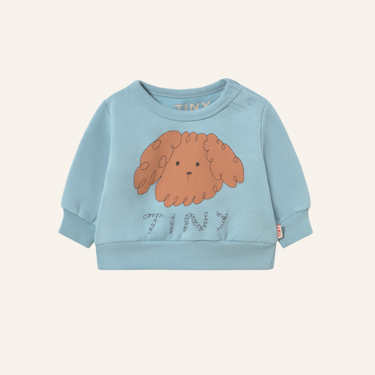 Tiny Cottons Tiny Cottons Curly Dog Graphic Baby Sweatshirt