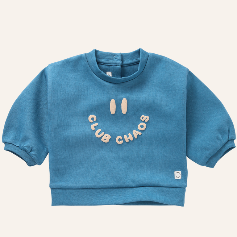 Sproet & Sprout Sproet&Sprout baby sweatshirt club Chaos - Blue