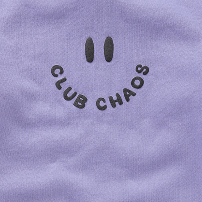 Sproet & Sprout Sproet&Sprout Sweat dress club chaos - Crayon cloud