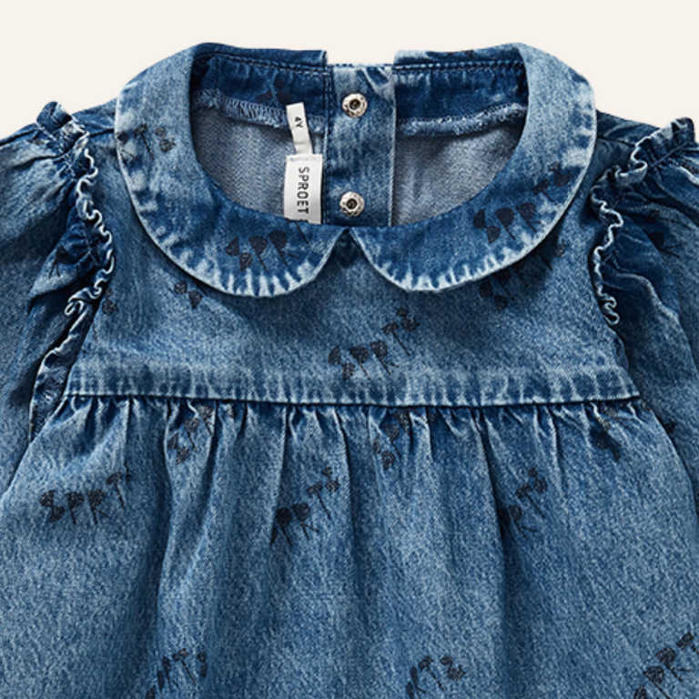 Sproet & Sprout Sproet&Sprout Denim dress Blue