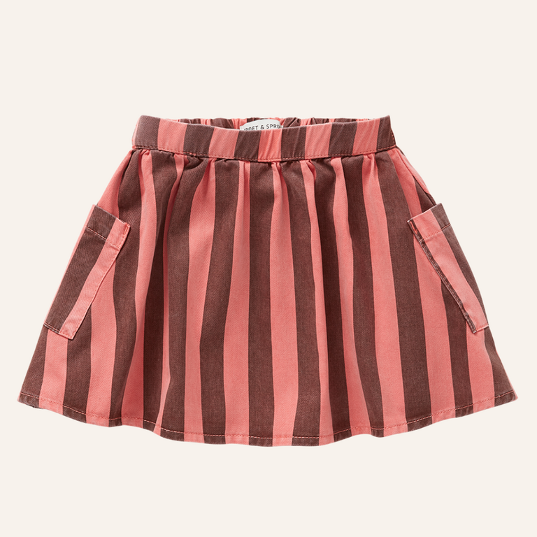 Sproet & Sprout Sproet&Sprout Striped denim skirt - Bloom