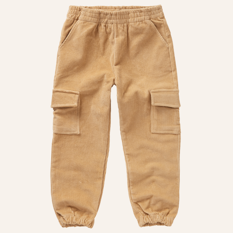 Sproet & Sprout Sproet&Sprout Corduroy woven cargopants - Sand