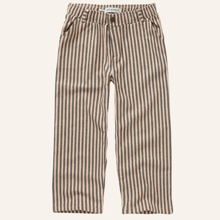 Sproet & Sprout Sproet&Sprout Chino pants jersey stripe - Vanilla
