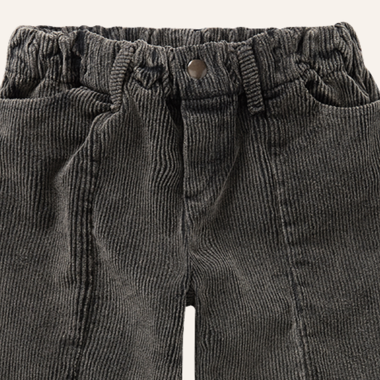 Sproet & Sprout Sproet&Sprout Corduroy pants - Black washed