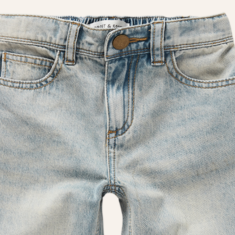 Sproet & Sprout Sproet&Sprout Loose denim pants - Vintage blue
