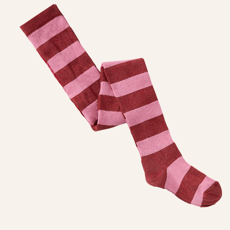 Sproet & Sprout Sproet&Sprout Tights stripes - Garnet
