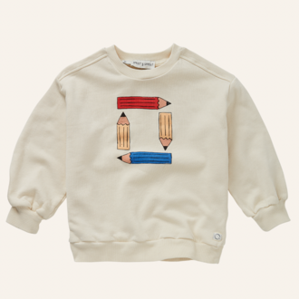 Sproet & Sprout Sproet&Sprout Sweatshirt Pencils - Ivory