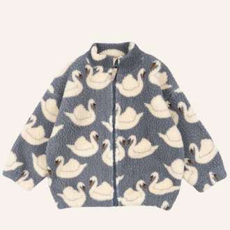 Konges Sløjd Konges Slojd jody teddy jacket - Swan blue