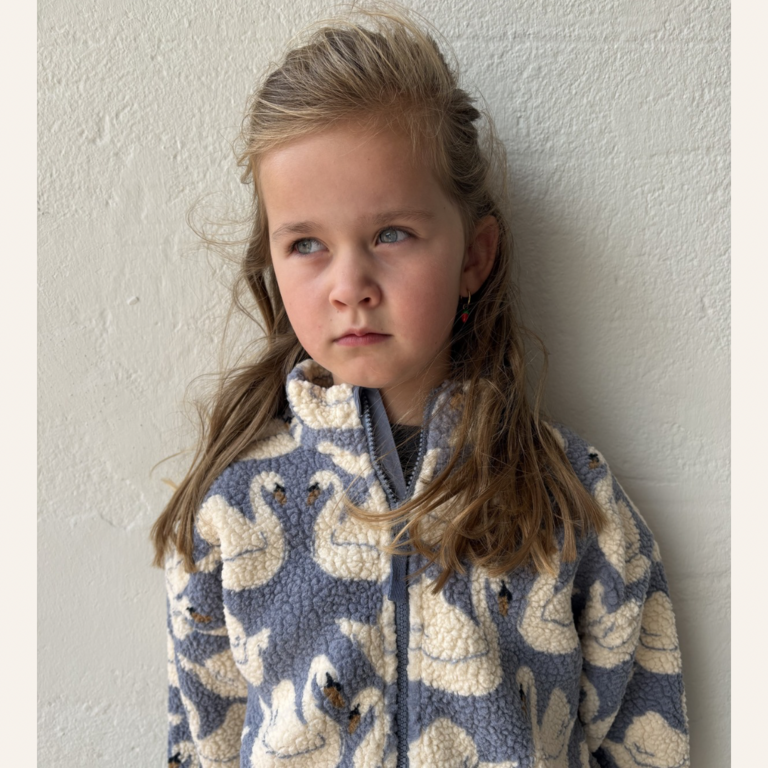 Konges Sløjd Konges Slojd jody teddy jacket - Swan blue