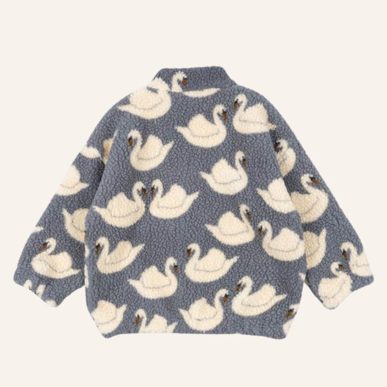 Konges Sløjd Konges Slojd jody teddy jacket - Swan blue