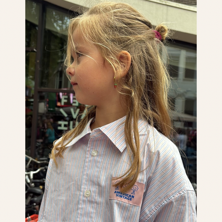 American Vintage American Vintage Kids shirt Soabird - Foftness stripe