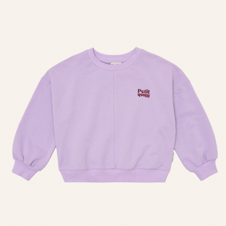 Petit Blush Petit Blush Luca sweater - Purple Rose