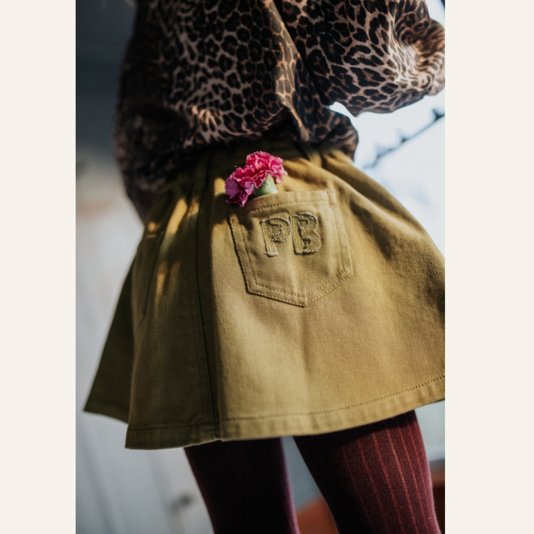 Petit Blush Petit Blush Mini skirt - Khaki