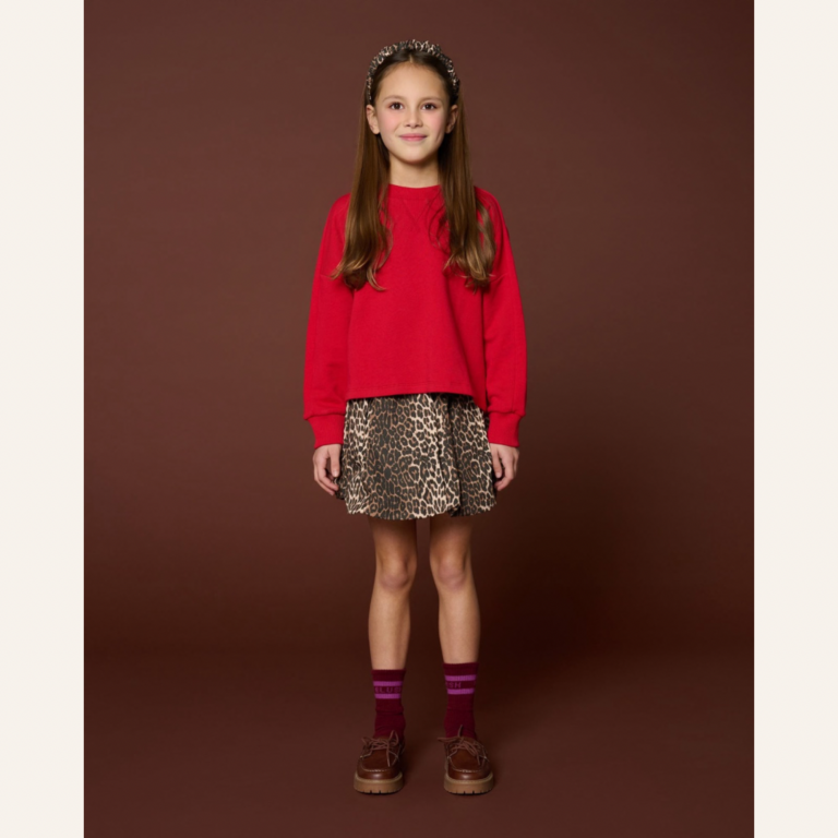 Petit Blush Petit Blush Ballon skirt - Leopard
