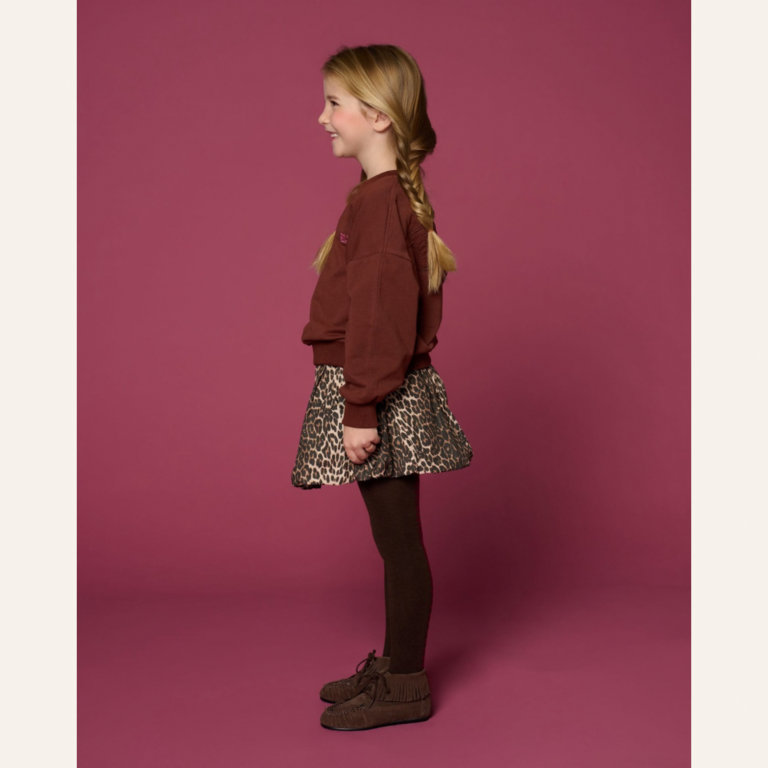 Petit Blush Petit Blush Ballon skirt - Leopard