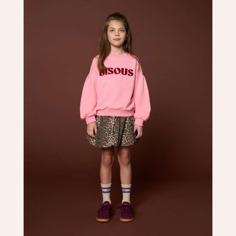 Petit Blush Petit Blush Easy sweater Bisous - Rose