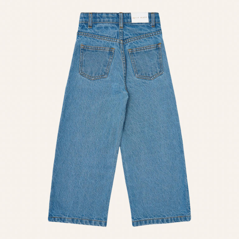 Petit Blush Petit Blush Wide leg jeans - Mid Blue