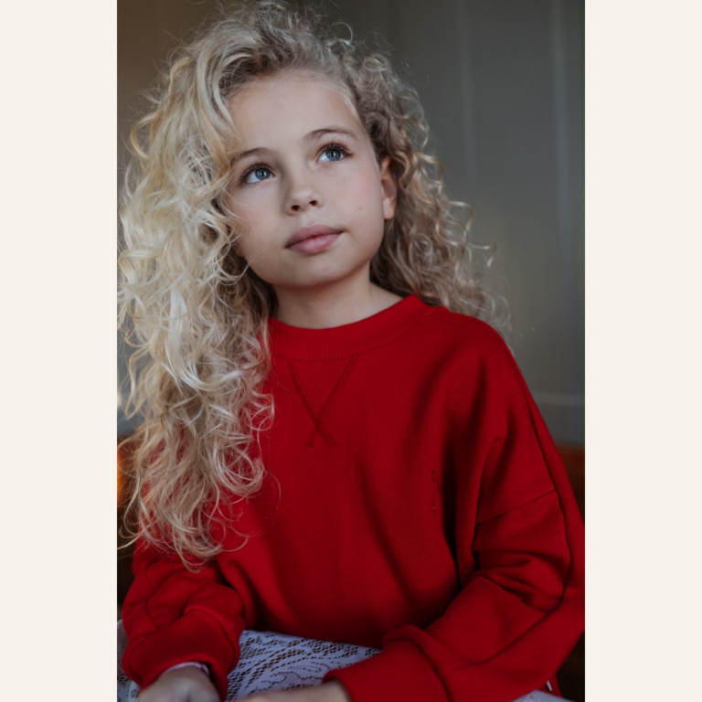 Petit Blush Petit Blush Coco sweater - Salsa