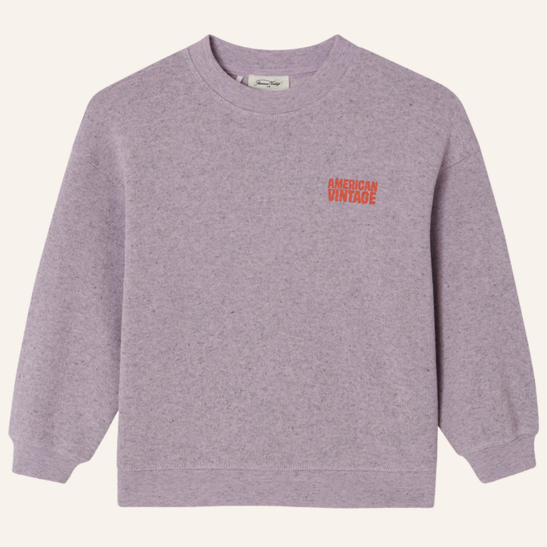 American Vintage American Vintage kid sweat-shirt Evona -  Sugered almond