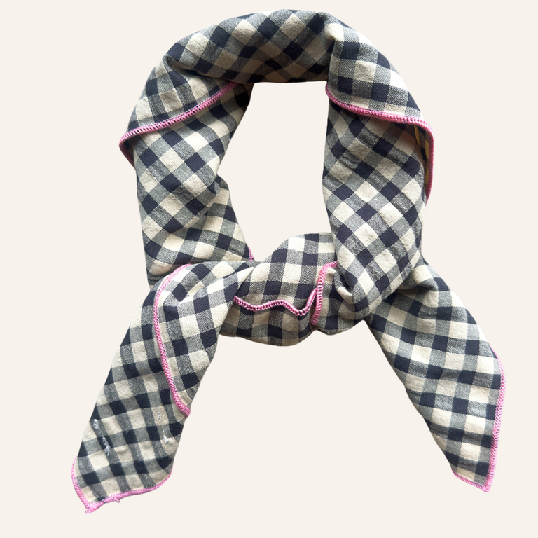 Petit Blush Petit Blush scarf - Beige/blue