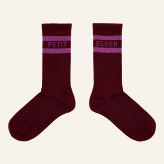 Petit Blush Petit Blush sport socks - Garnet/orchid