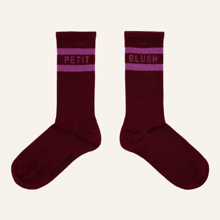 Petit Blush Petit Blush sport socks - Garnet/orchid