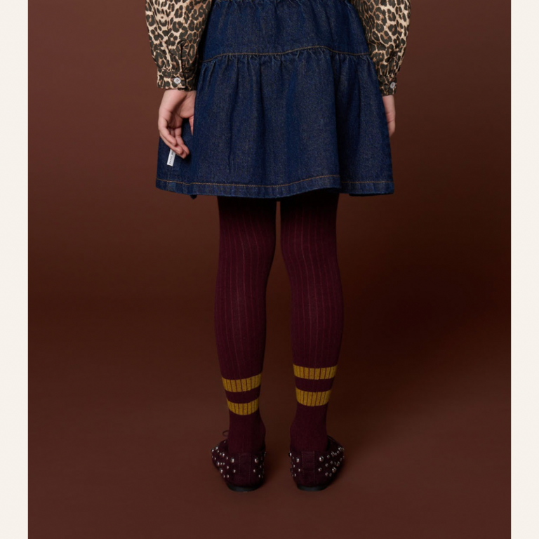 Petit Blush Petit Blush Tights - Fig/Khaki