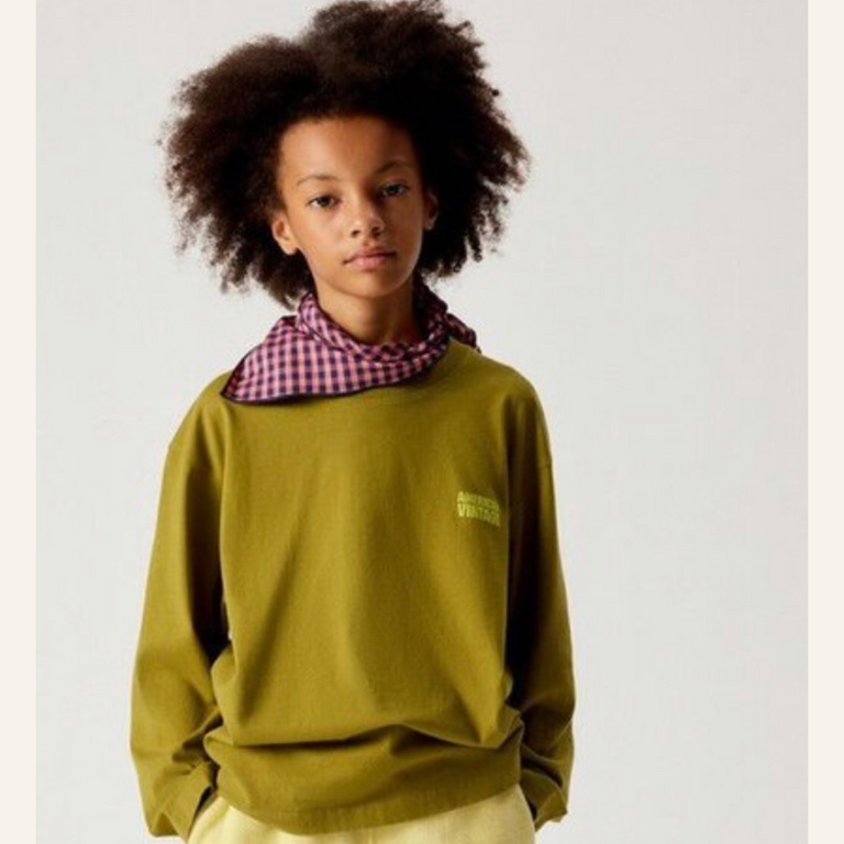 American Vintage American Vintage kids Tee-shirt Gixy - Bamboo