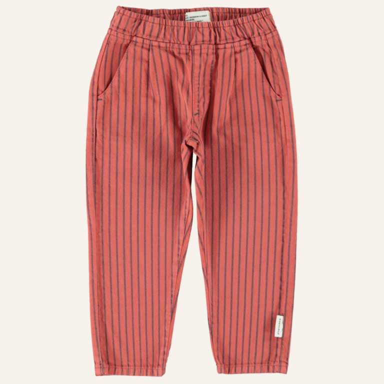 Piupiuchick Piupiuchick Trouser - Bordeaux/black stripes