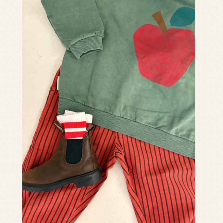 Piupiuchick Piupiuchick Trouser - Bordeaux/black stripes
