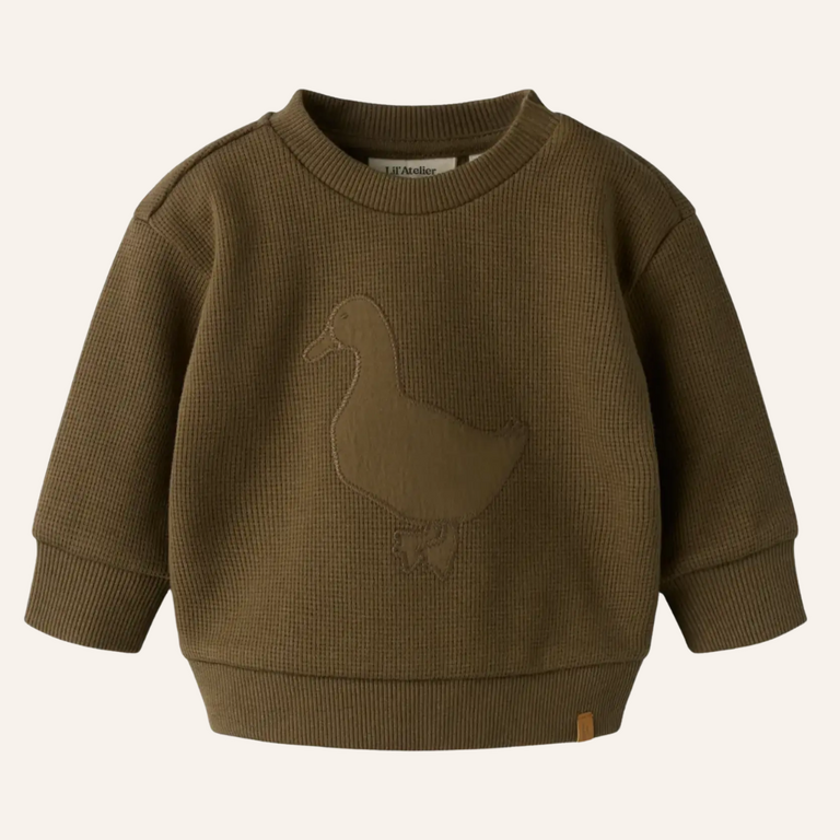 Lil 'Atelier Lil 'Atelier Loose sweat Lil - Teak