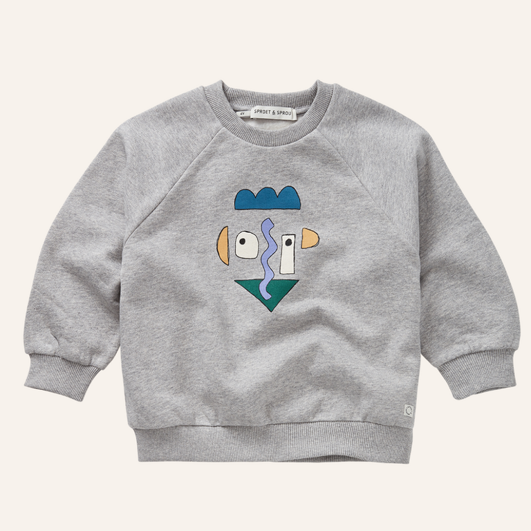 Sproet & Sprout Sproet&Sprout Sweatshirt self potrait - Grey