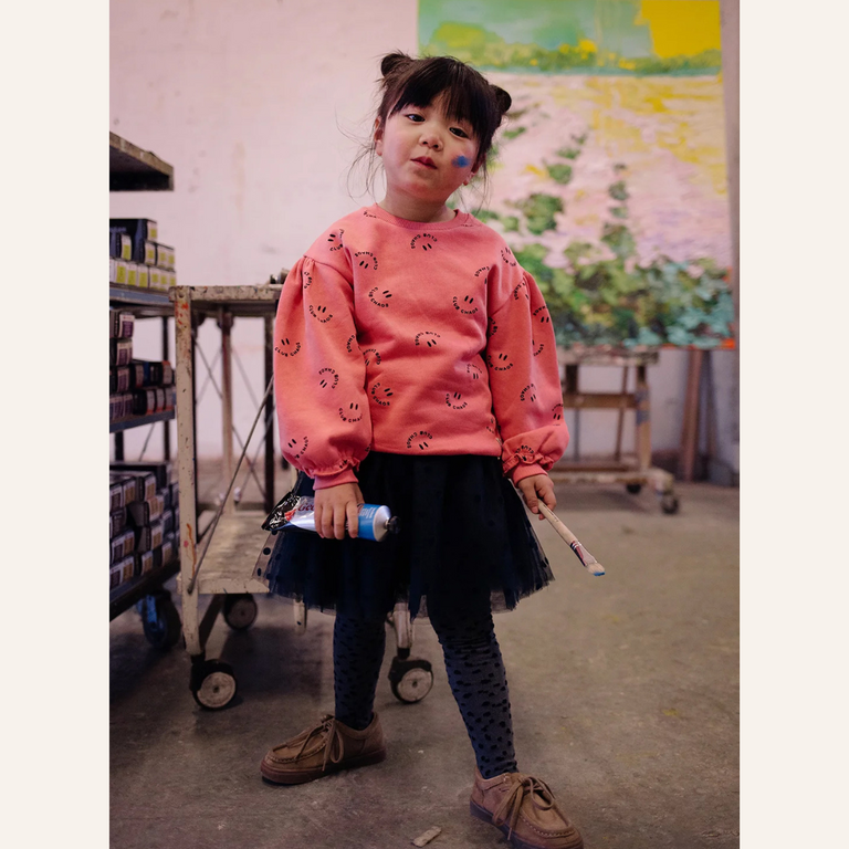 Sproet & Sprout Sproet&Sprout Sweatshirt Club chaos print pink - Bloom