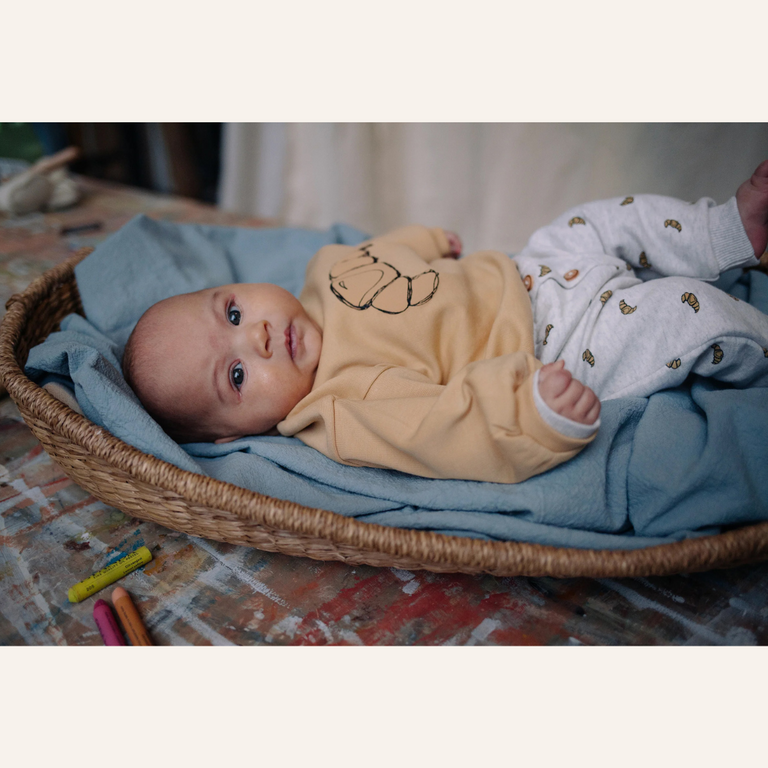 Sproet & Sprout Sproet&Sprout baby sweatshirt Club chaos - Sand