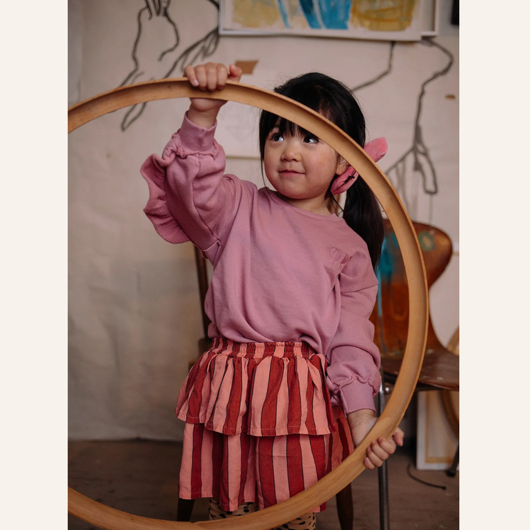 Sproet & Sprout Sproet&Sprout Sweatshirt ruffles back - Painters blush