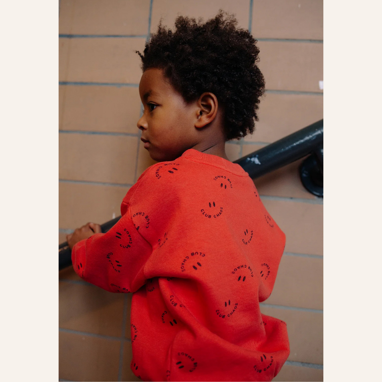 Sproet & Sprout Sproet&Sprout Sweatshirt Club chaos - Vivid red