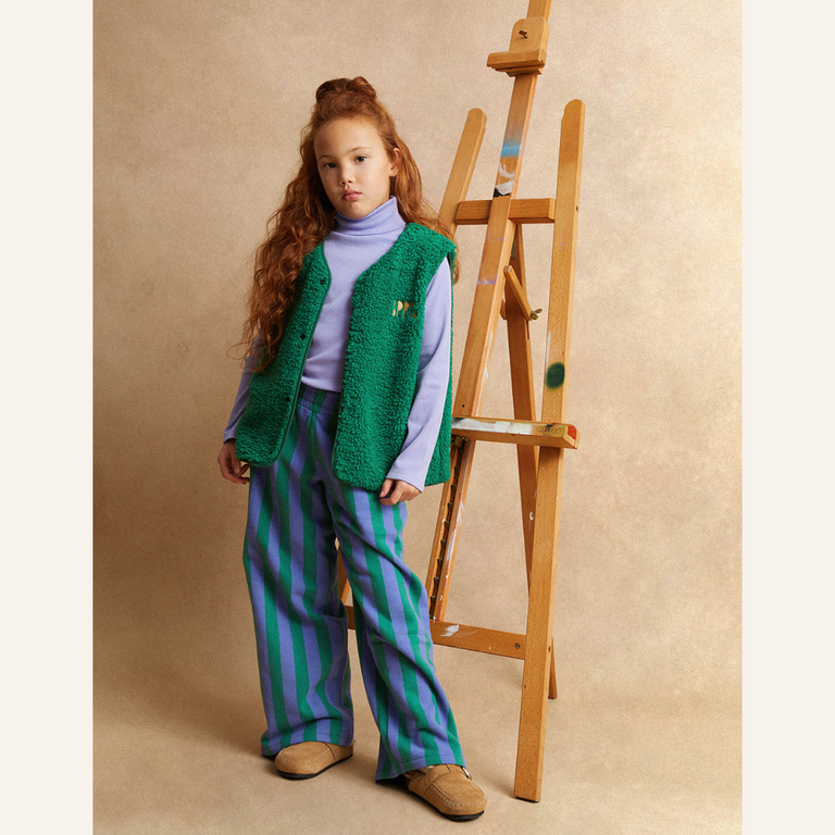 Sproet & Sprout Sproet&Sprout Loose teddy gilet - Deep green
