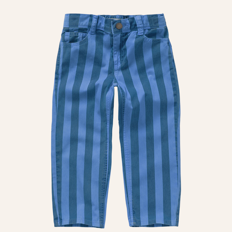 Sproet & Sprout Sproet&Sprout Straight denim pants stripe - blue