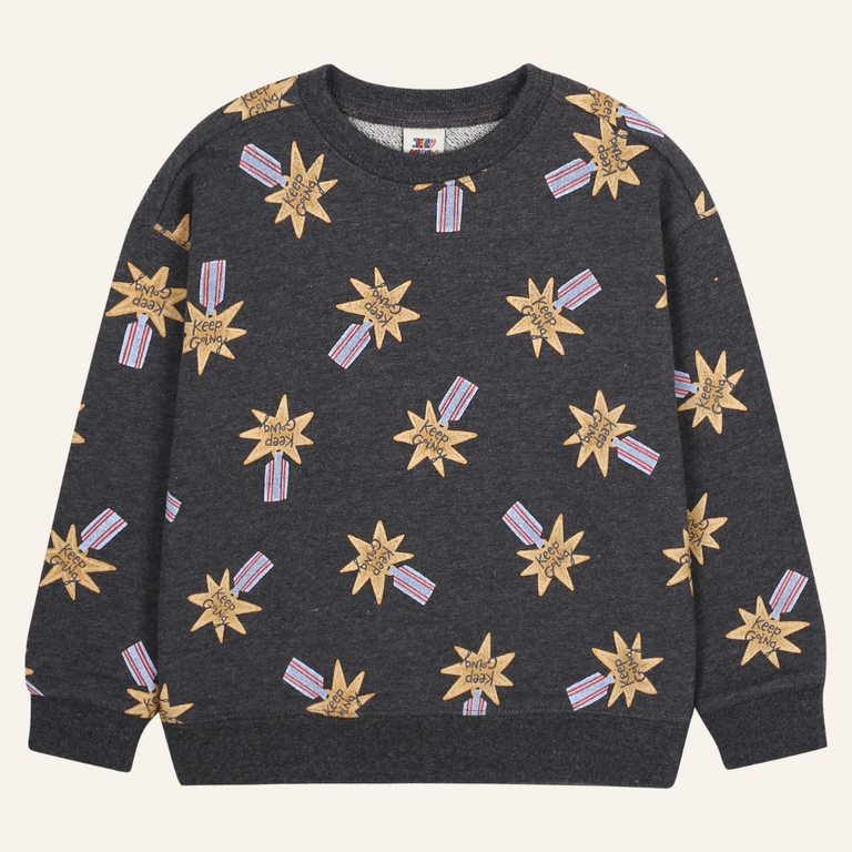 Jelly Mallow Jelly Mallow Keep Going All-Over Sweatshirt