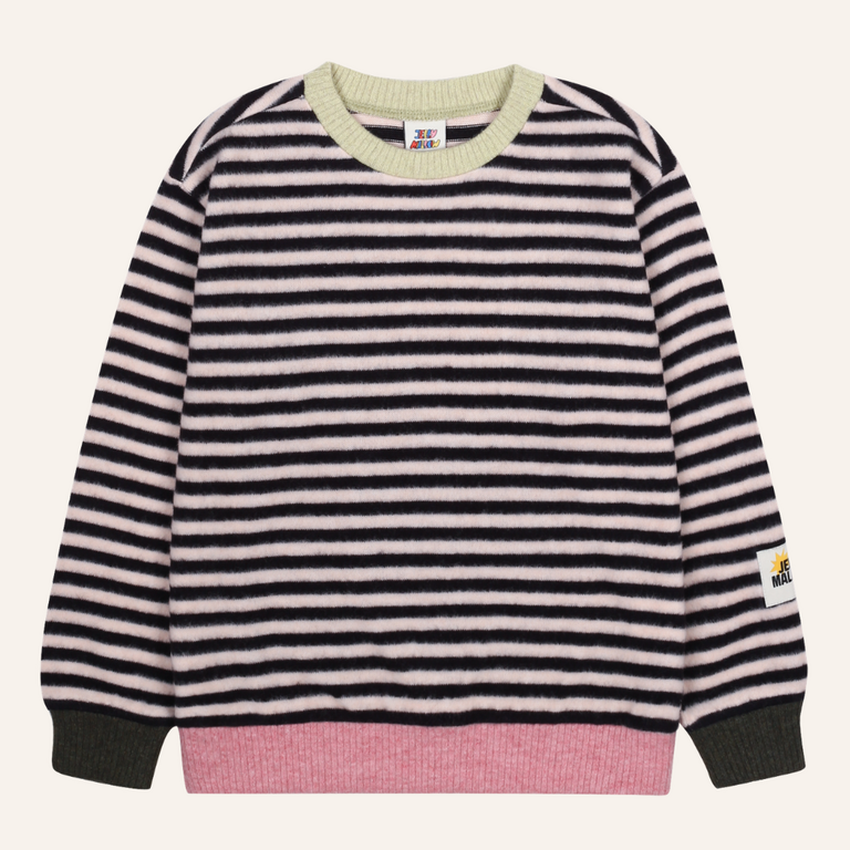 Jelly Mallow Jelly Mallow Happy Stripe Colorblock Knit