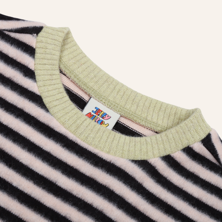 Jelly Mallow Jelly Mallow Happy Stripe Colorblock Knit